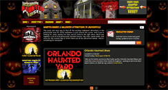 Desktop Screenshot of jacksonvillehauntedhouse.com