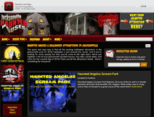 Tablet Screenshot of jacksonvillehauntedhouse.com